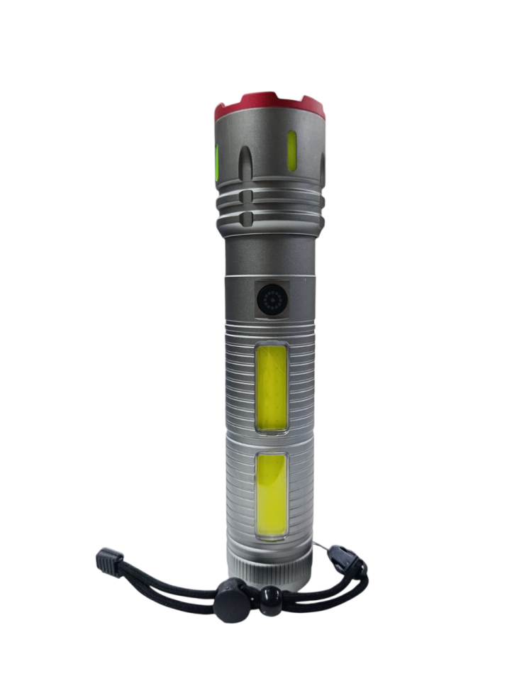 GK-5000 Profesyonel El Feneri | 25W – 2500 Lümen – Güçlü Cob Light – Powerbank Özellikli – Dijital Göstergeli – Zoomlu – Type-C