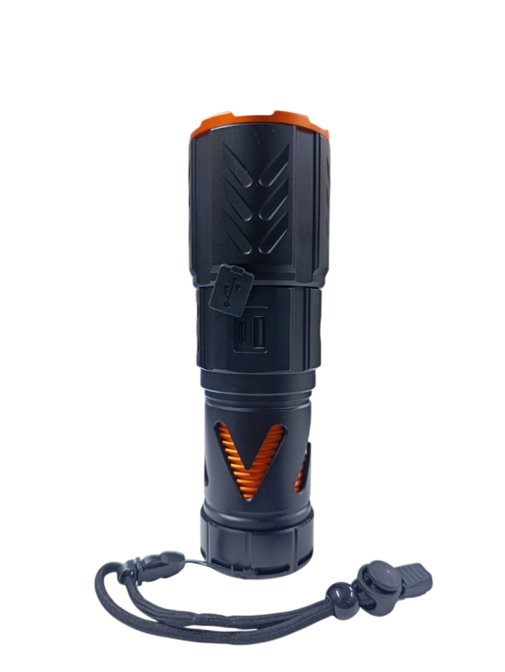 WS-615 Profesyonel El Feneri | 30W – 3000 Lümen – 9800 Mah – Type-C Şarjlı