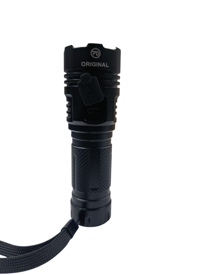 PD-515-PRO Profesyonel El & Tüfek Feneri | 20W – 1200 Lümen – 6000 Mah – Type-C Şarjlı
