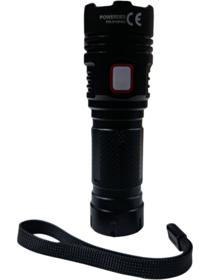 PD-515-PRO Profesyonel El & Tüfek Feneri | 20W – 1200 Lümen – 6000 Mah – Type-C Şarjlı