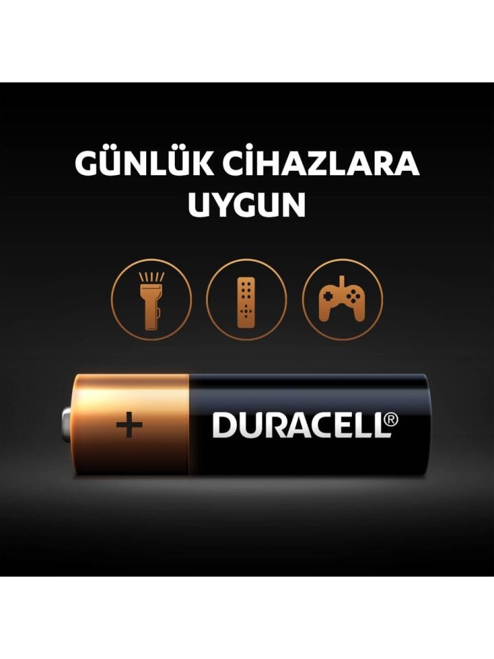 Alkalin AA Kalem Pil, 1,5 V LR6/MN1500, 6'lı paket