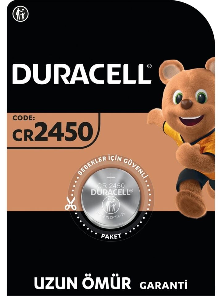 CR2450 Düğme Pil 3V Tekli Paket