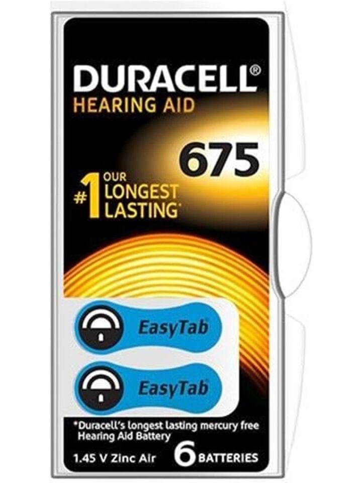 675 No Kulaklık Pili 6'lı Paket
