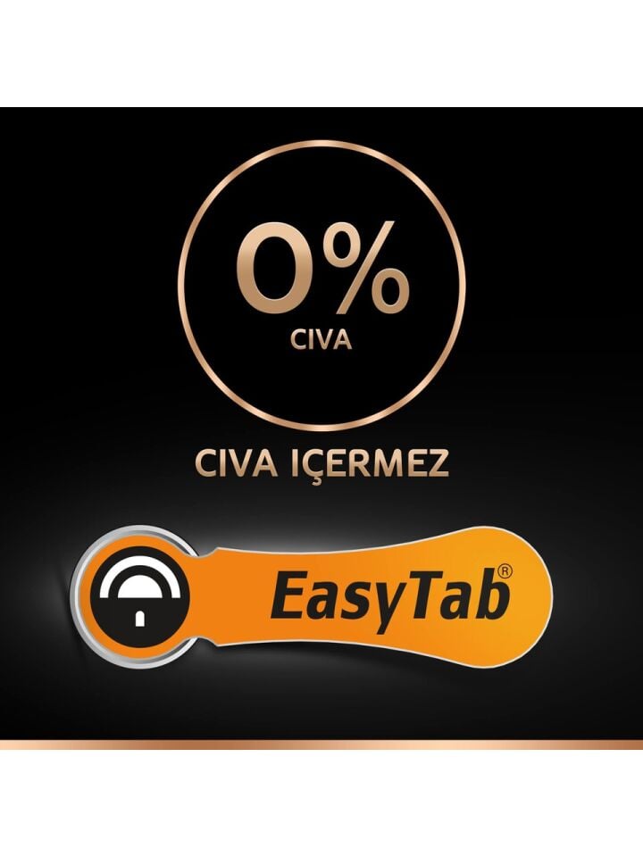 312 No Kulaklık Pili 6'lı Paket