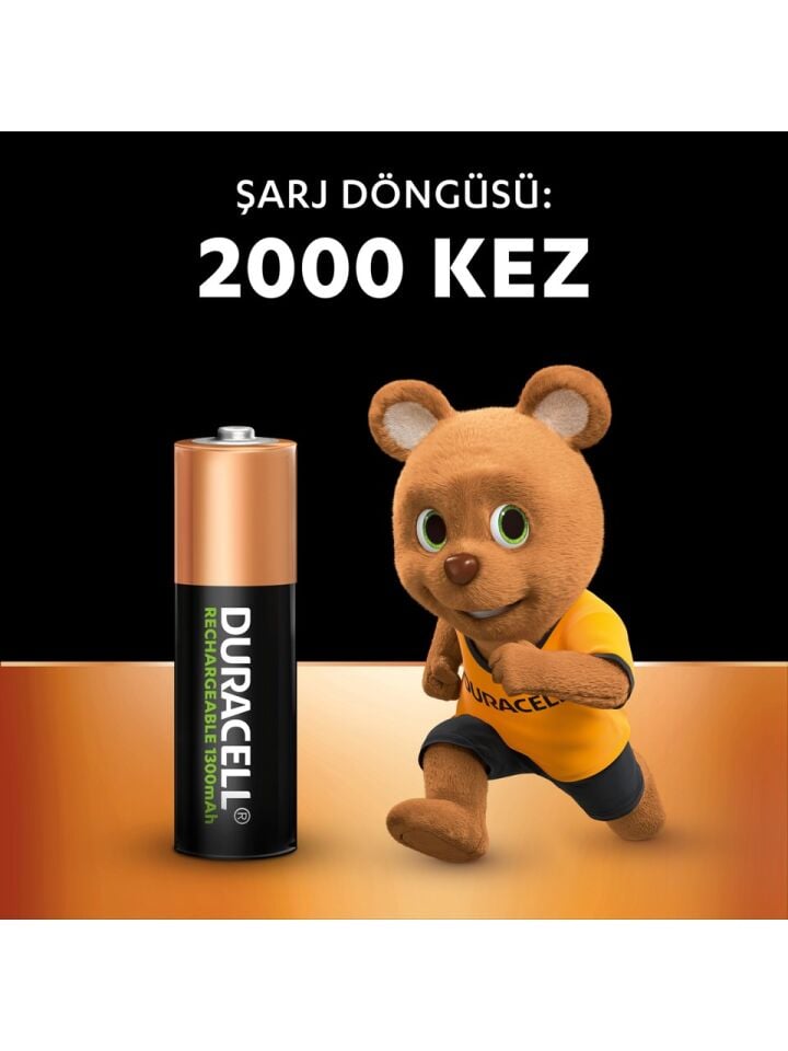 Şarjlı AA 1300 mAh NiMH Pil 2'li Paket