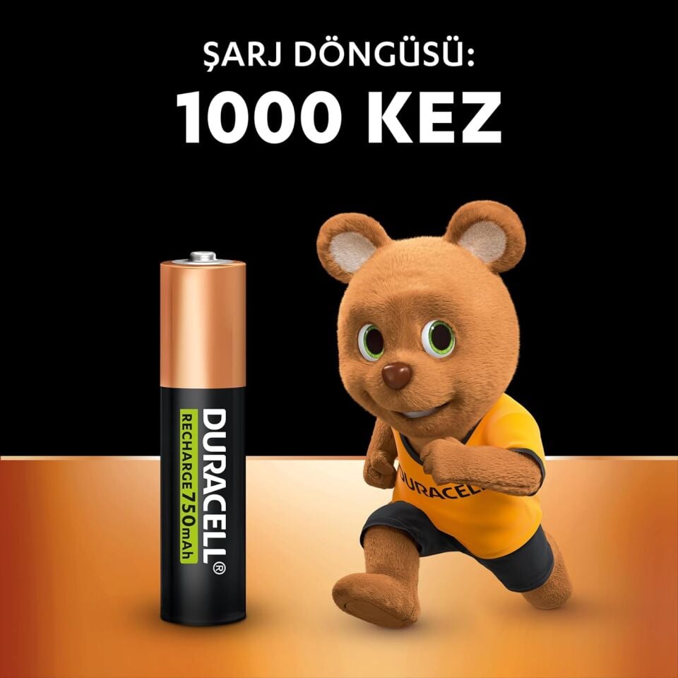 Şarjlı AAA 750 mAh NiMH Pil 2'li Paket