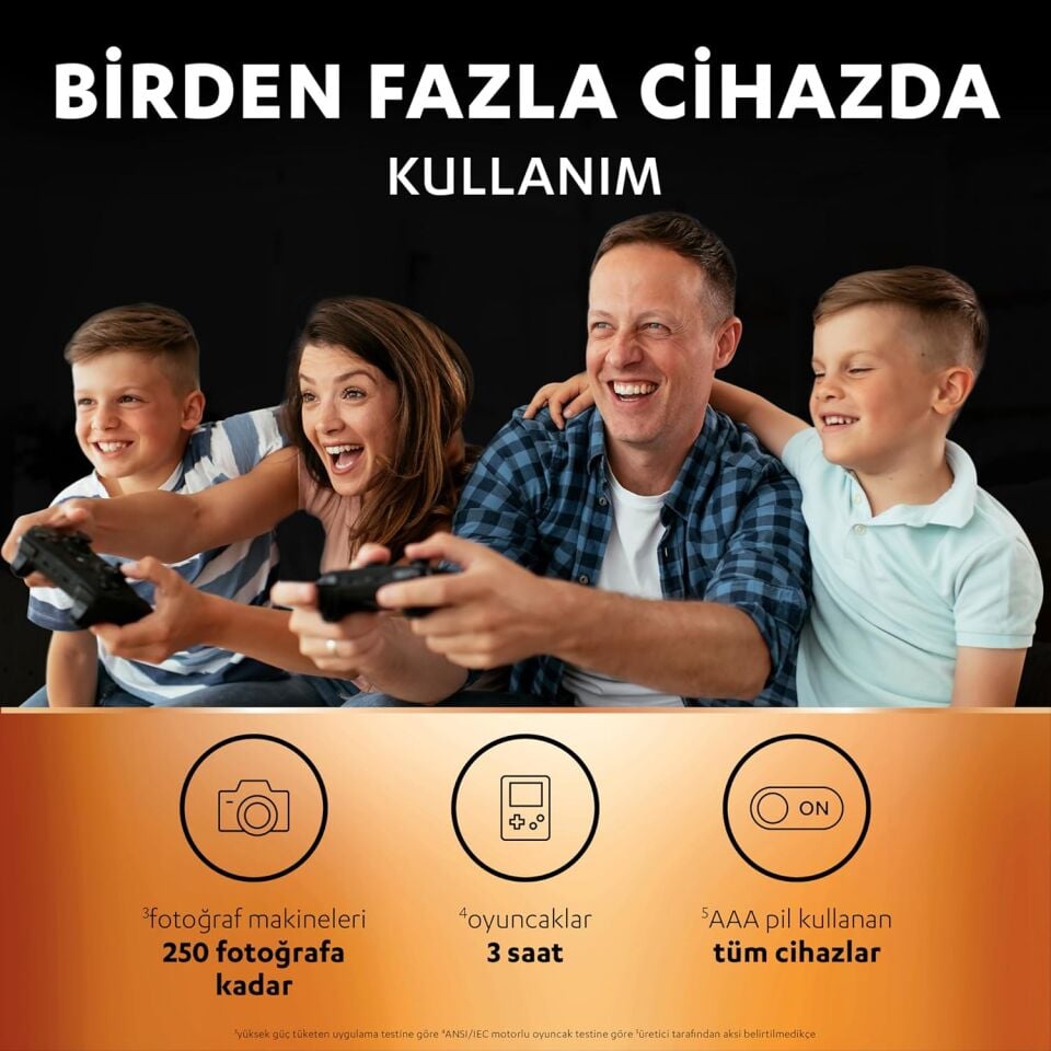 Şarjlı AAA 750 mAh NiMH Pil 2'li Paket