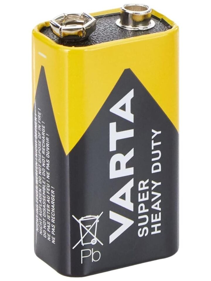 Çinko 9V Super Heavy Duty Pil 12'li Paket