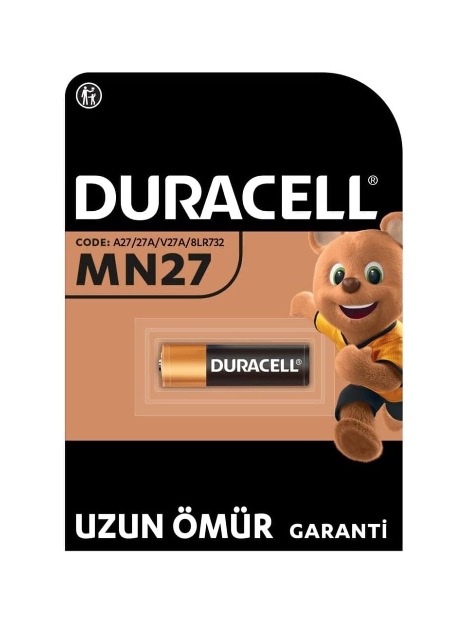 Mn27 Alkalin Pil 12v (A27 / 27A / V27GA / 8LR732) Tekli Paket