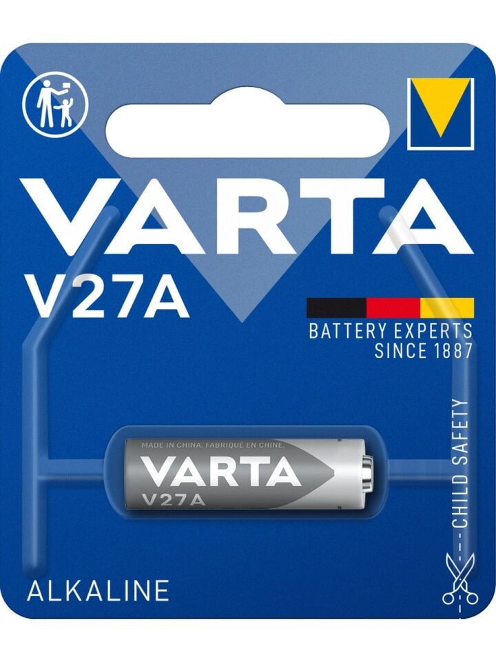 27A Alkalin Pil 12v (A27 / MN27 / V27GA / 8LR732) Tekli Paket
