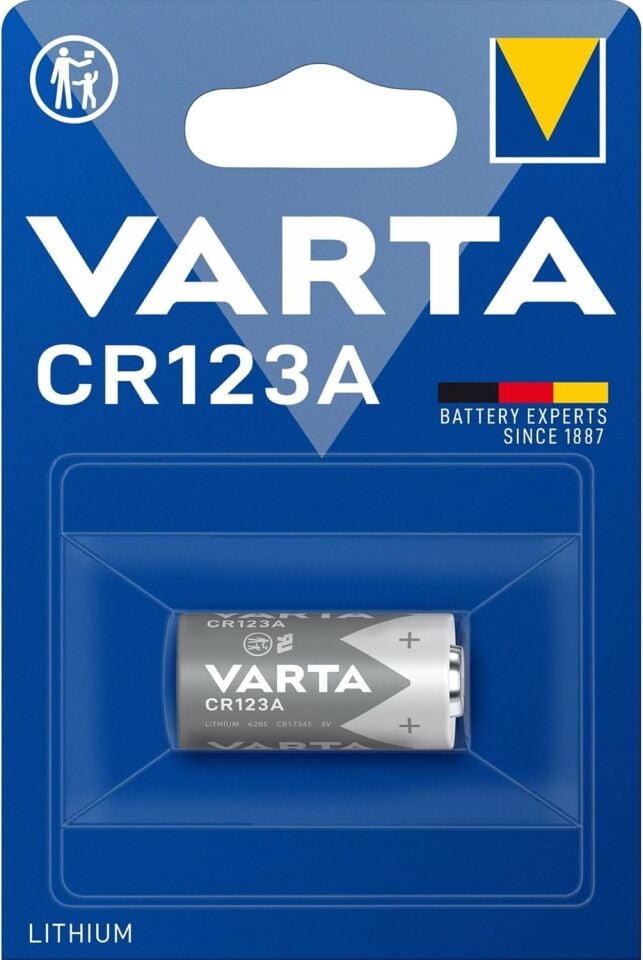 Lityum CR123A Fotoğraf Makinası Pili Tekli Paket