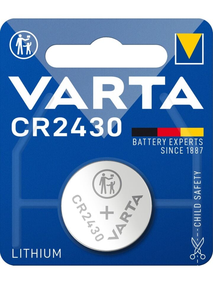 CR2430 Lityum Düğme Pil Tekli Paket