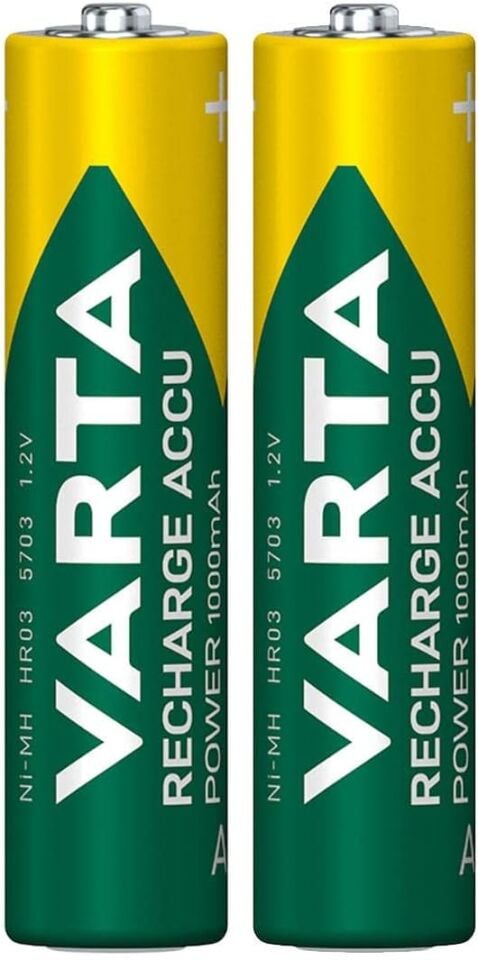 Şarjlı AAA 1000 mAh NiMH Pil 2'li Paket