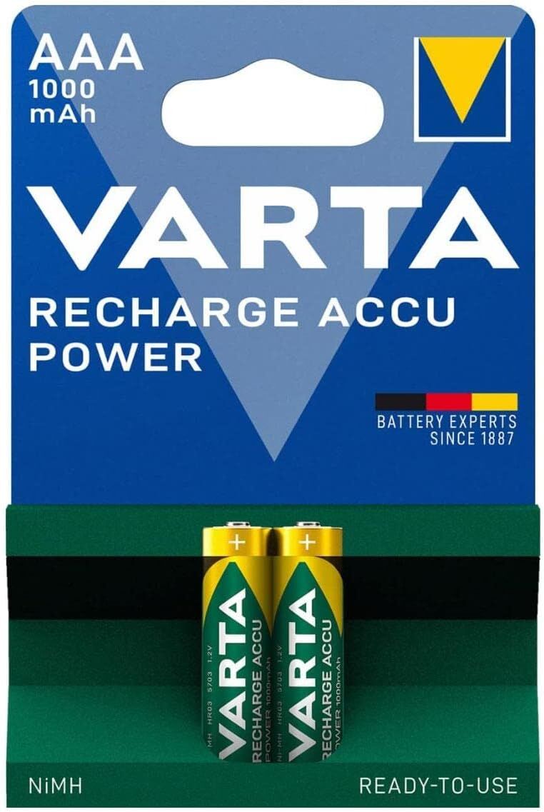 Şarjlı AAA 1000 mAh NiMH Pil 2'li Paket