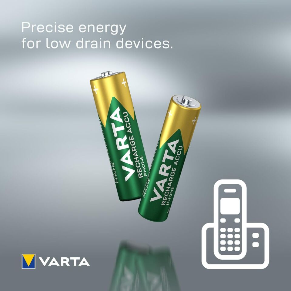 Şarjlı AAA 1000 mAh NiMH Pil 2'li Paket