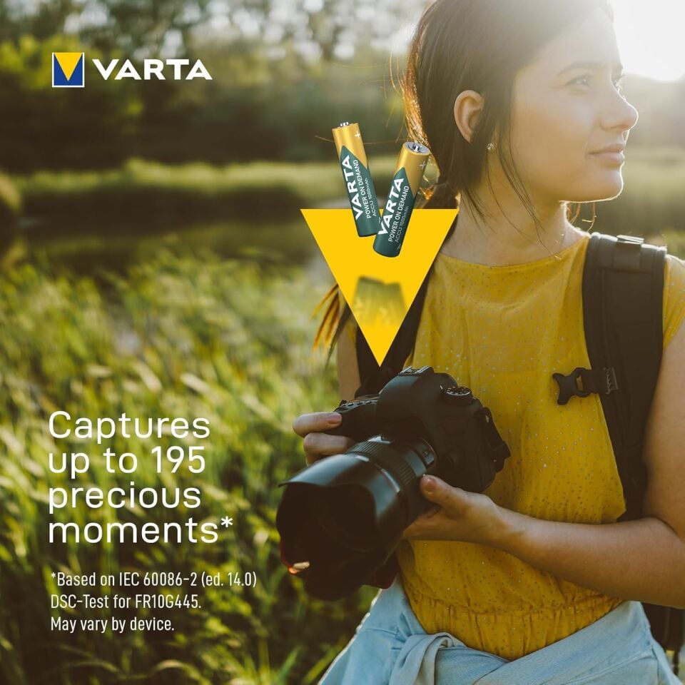 Şarjlı AA 1600 mAh NiMH Pil 2'li Paket