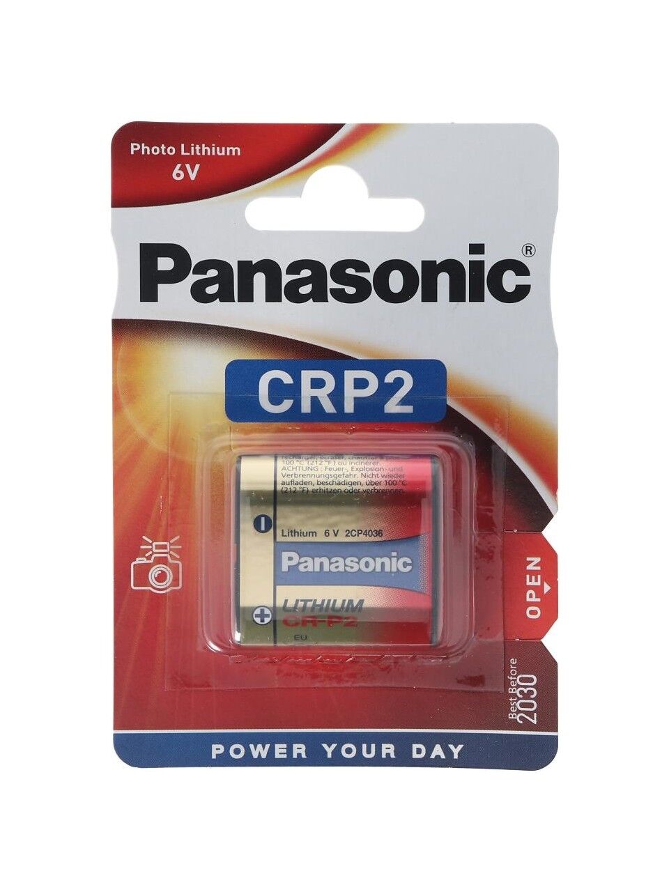 Lityum CRP-2 Fotoğraf Makinası Pili Tekli