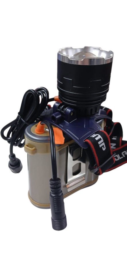 Wison WS-2090 Harici Bataryalı Profesyonel Kafa Lambası | 60W – 5000 Lümen – 26000 Mah – Sensörlü – Zoomlu – Metal Kasa – Powerbank – Type-C Şarjlı