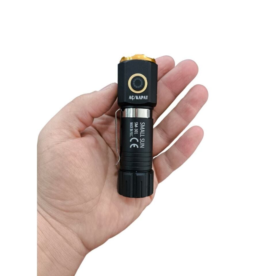 Şarjlı El Feneri Small Sun SM-301 30W Güçlü LED