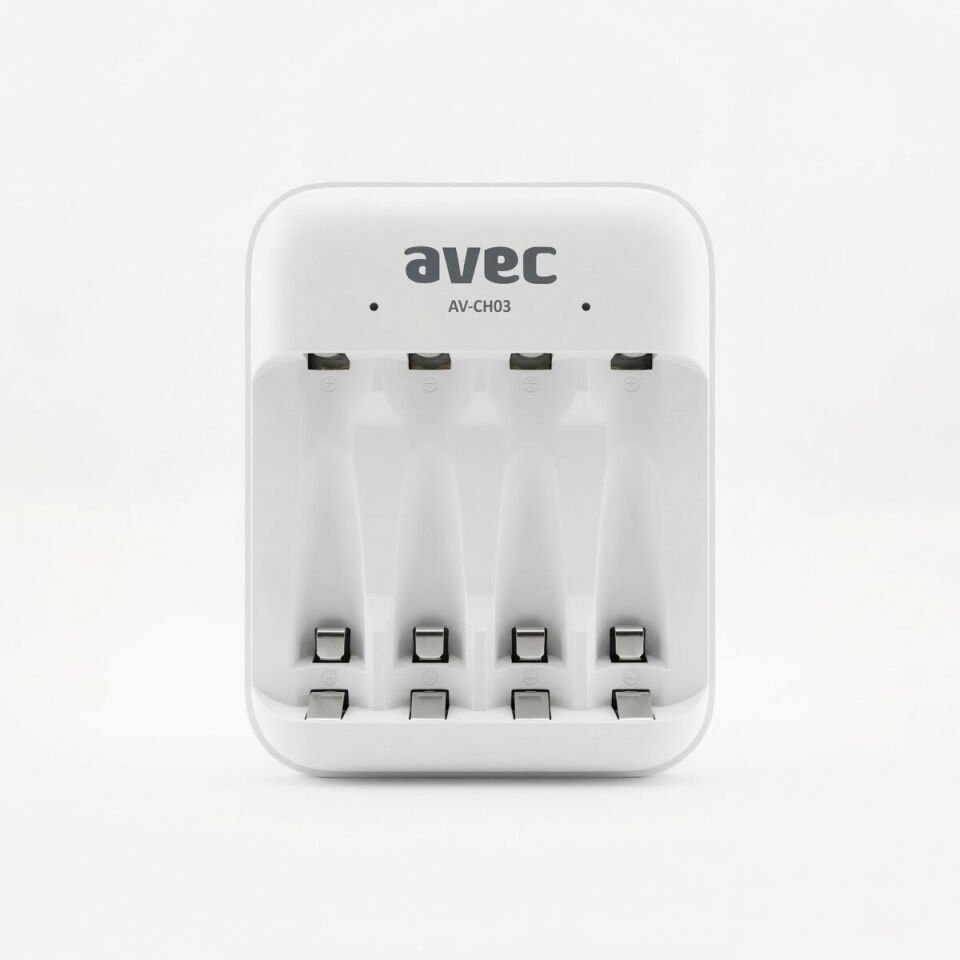 AVEC AV-CH03 USB PİL ŞARJ CİHAZI 4LÜ