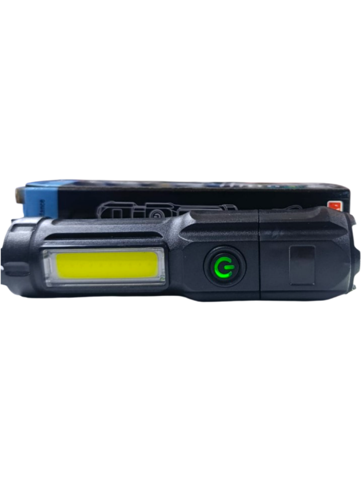 GK-100 Profesyonel El Feneri | 5W – Cob LED – Zoomlu – Ergonomik Tasarım – Micro-Usb Şarjlı