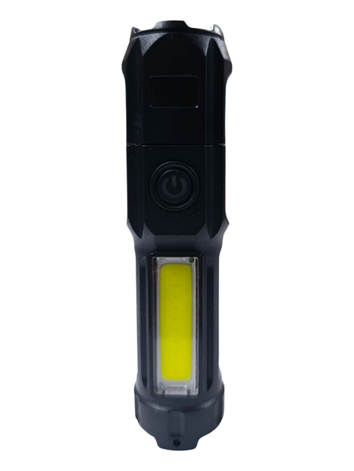 GK-100 Profesyonel El Feneri | 5W – Cob LED – Zoomlu – Ergonomik Tasarım – Micro-Usb Şarjlı