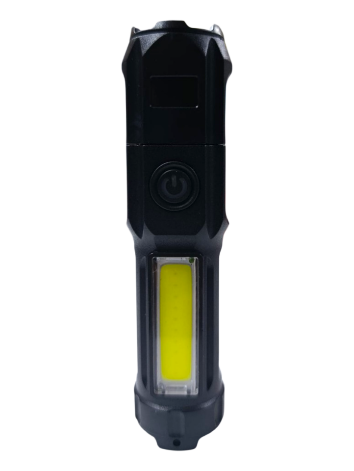 GK-100 Profesyonel El Feneri | 5W – Cob LED – Zoomlu – Ergonomik Tasarım – Micro-Usb Şarjlı