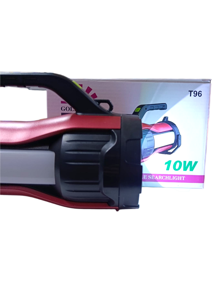 T-96 Profesyonel El Feneri | 10W – 7 Fonksiyonlu – 20000 mAh – Solar – Powerbank Özellikli