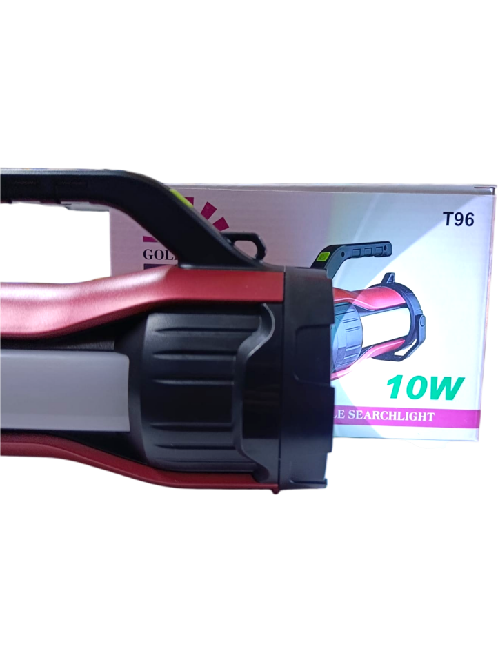 T-96 Profesyonel El Feneri | 10W – 7 Fonksiyonlu – 20000 mAh – Solar – Powerbank Özellikli