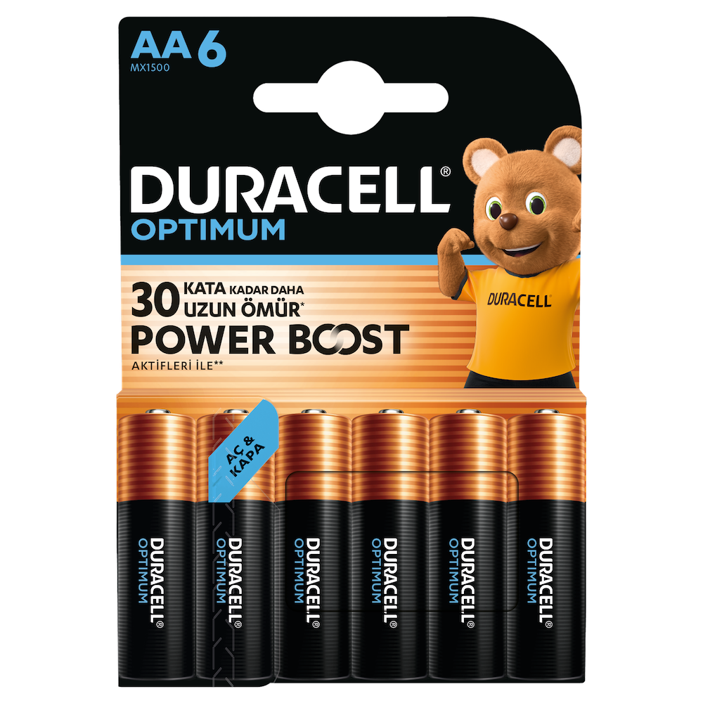 Optimum AA Pil 1,5V LR6/MN1500 6'lı Paket