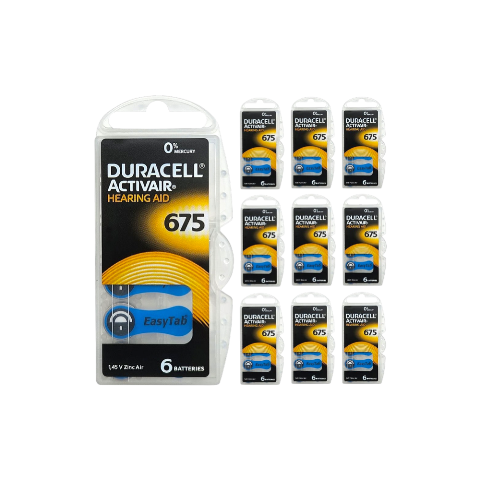675 No İşitme Cihazı Pili 60'lı Paket