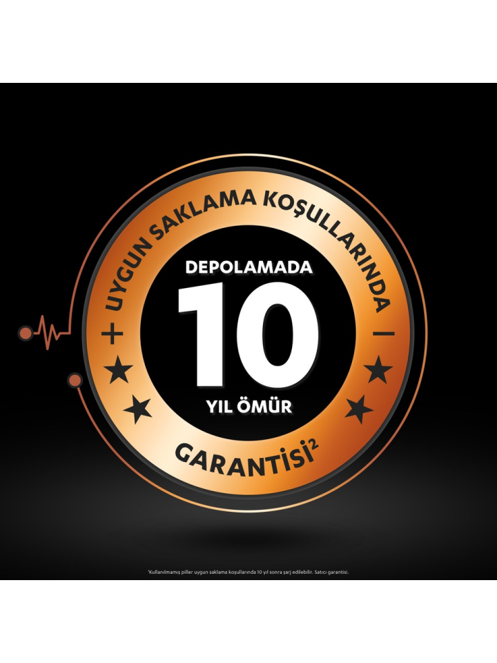 Şarjlı AA 2500 mAh NiMH Pil 4'lü Paket