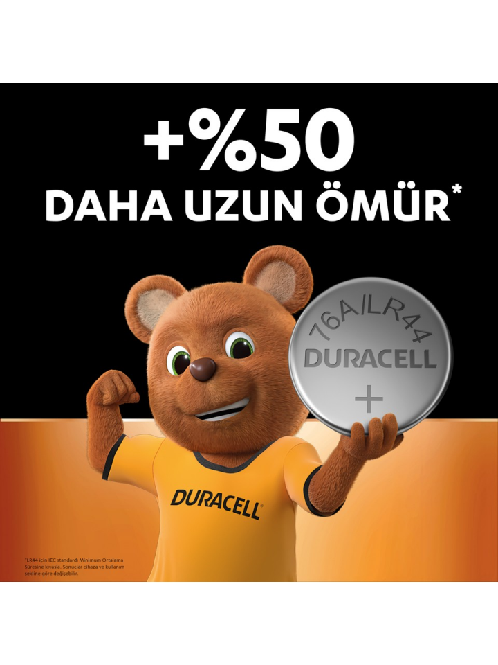 LR44 Alkalin Düğme Pil 1,5V (76A / A76 / V13GA) 4'lü Paket