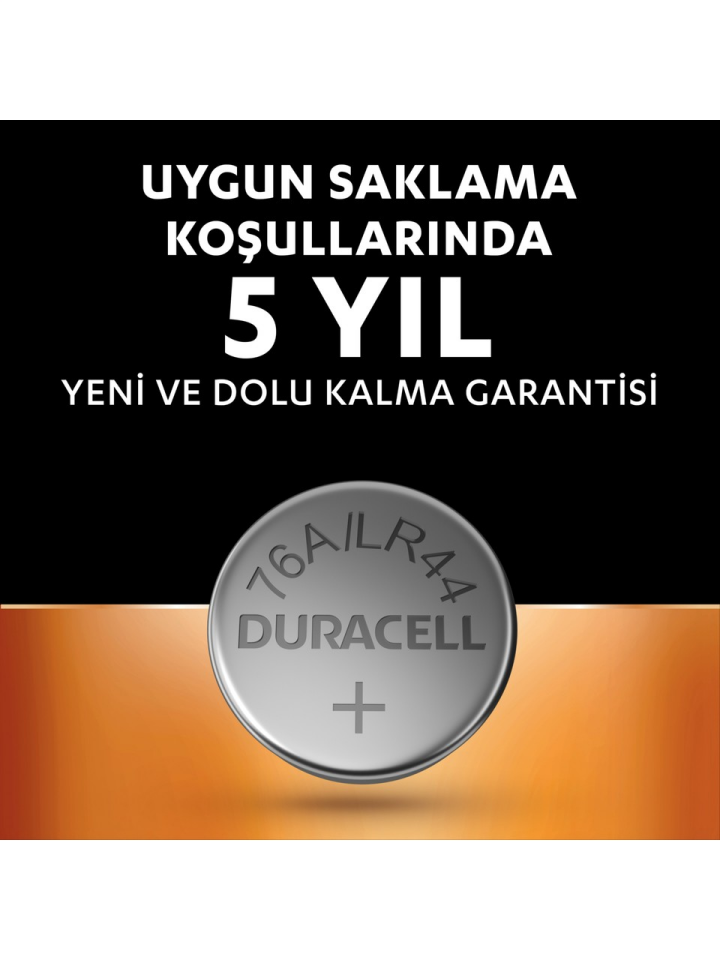 LR44 Alkalin Düğme Pil 1,5V (76A / A76 / V13GA) 4'lü Paket