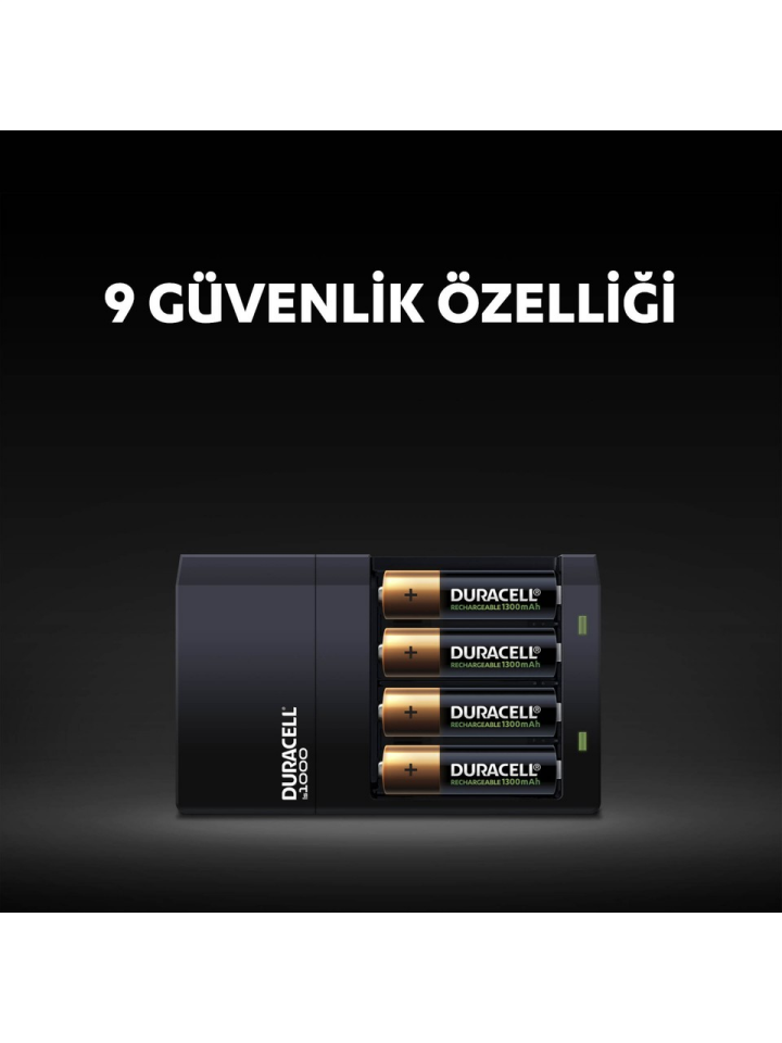 CEF14 Pil Şarj Cihazı 4 Saatlik + 4 Adet Şarjlı Pil