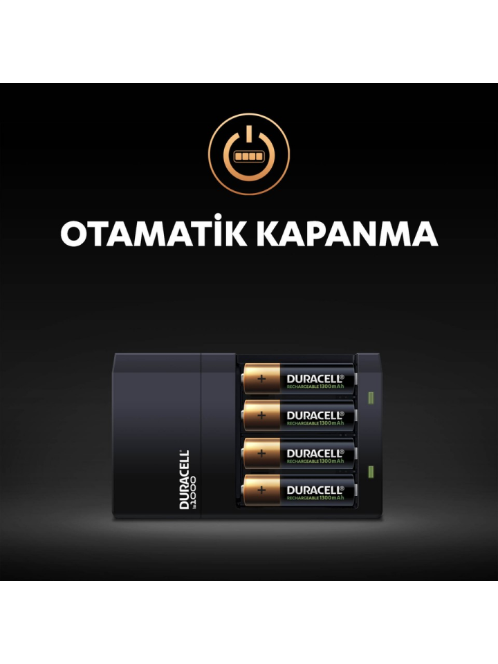 CEF14 Pil Şarj Cihazı 4 Saatlik + 4 Adet Şarjlı Pil