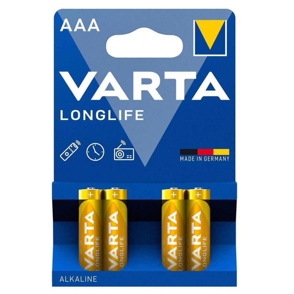 Alkalin AAA Longlife İnce Kalem Pil 4'lü Paket