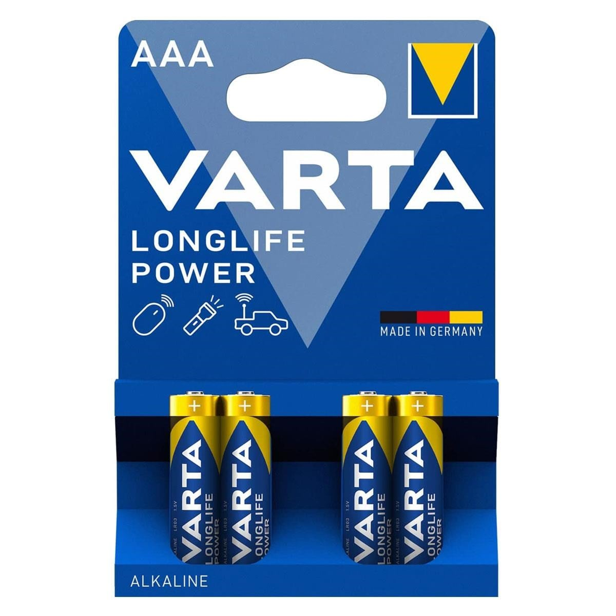 Alkalin AAA Longlife Power İnce Kalem Pil 4'lü Paket