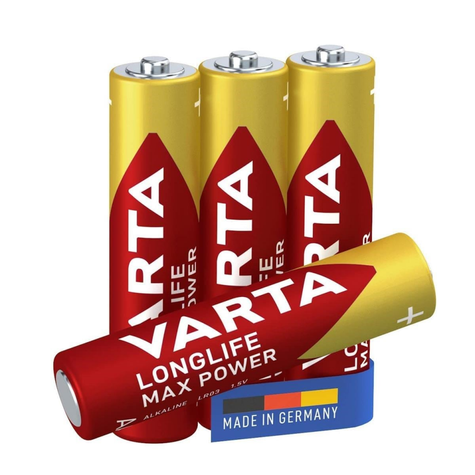 Alkalin AAA Longlife Max Power İnce Kalem Pil 4'lü Paket