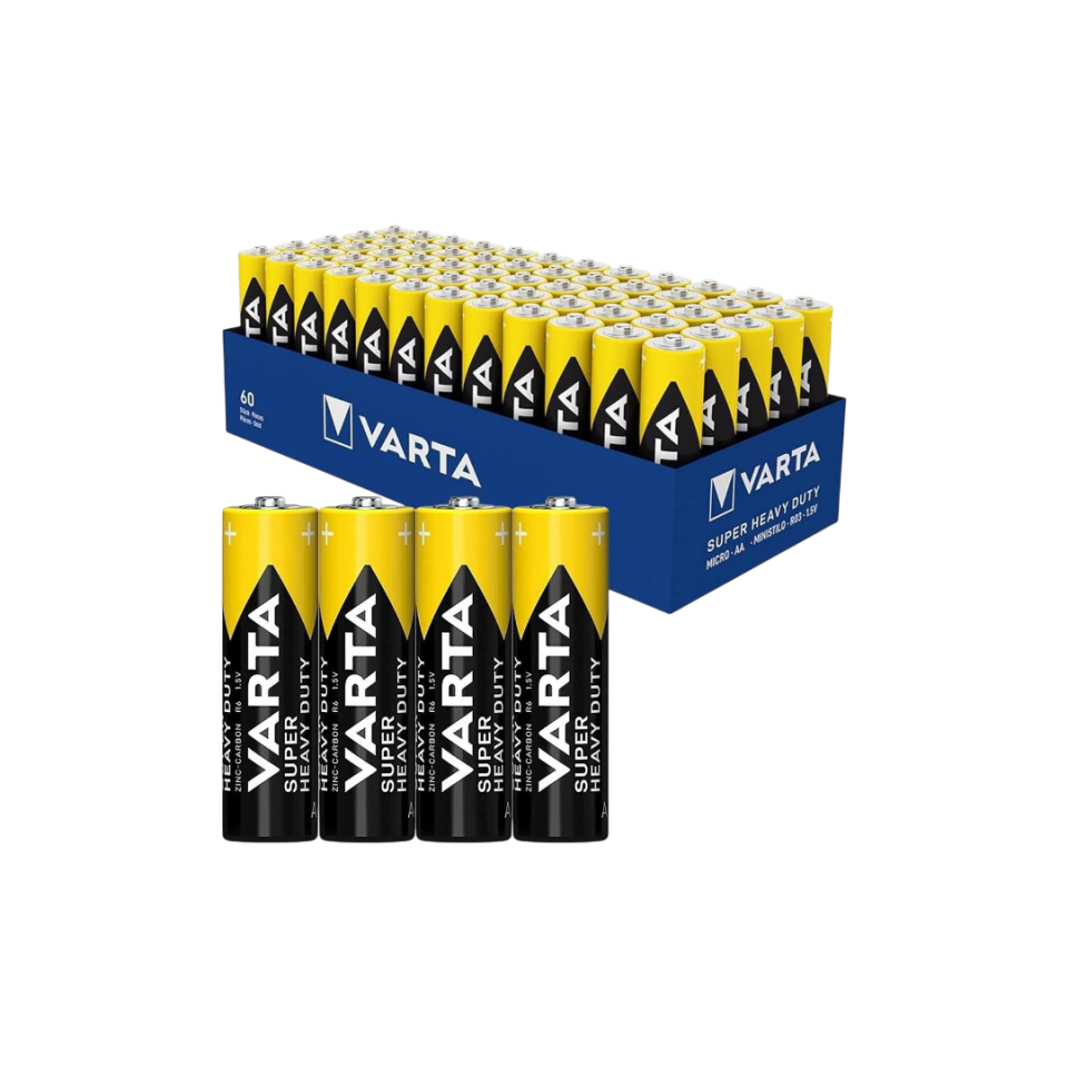 Çinko AA Super Heavy Duty Kalem Pil 60'lı Paket