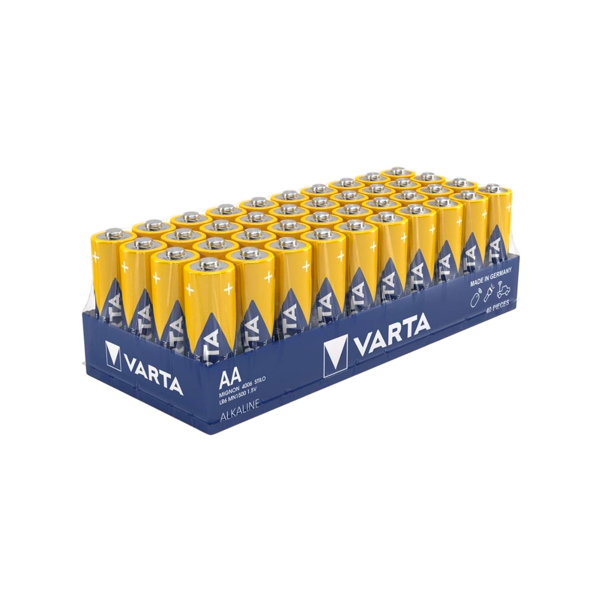Alkalin AA Industrial Pro Kalem Pil 40'lı Paket