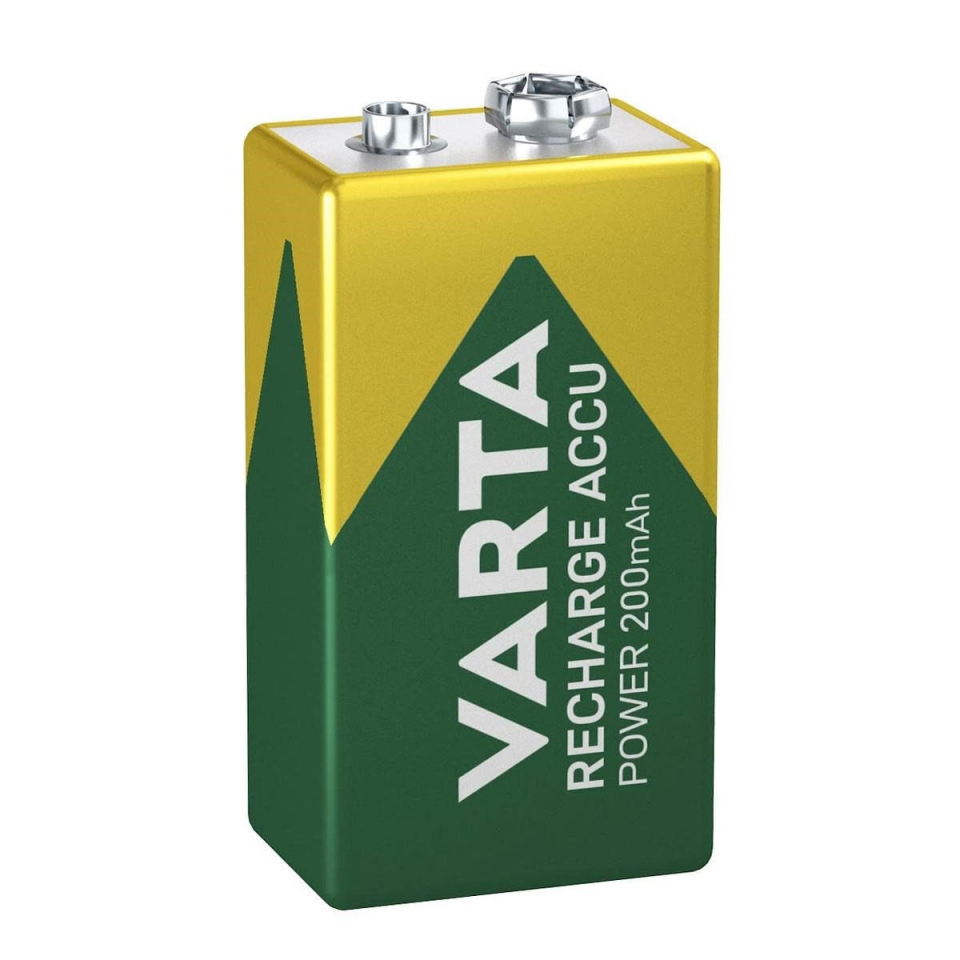 Şarjlı 9V Pil Tekli Paket 200 mAh