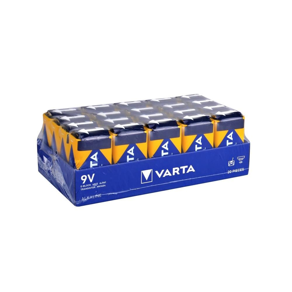 Alkalin 9V Industrial Pro Pil 20'li Paket