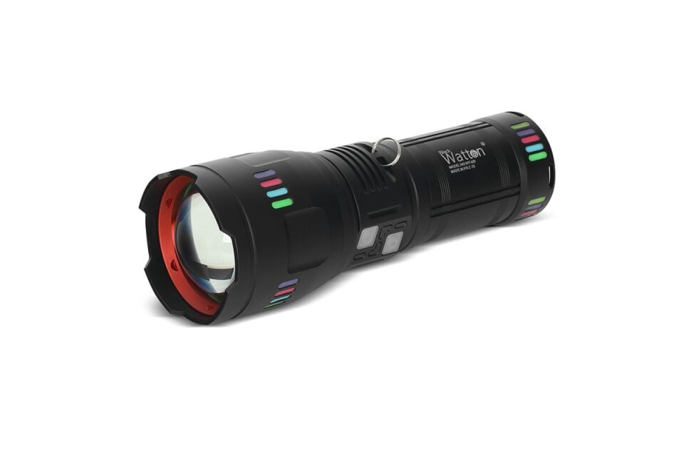 WT-631 30000 Lümen Profesyonel El Feneri Yüksek Performanslı Güçlü LED Aydınlatma