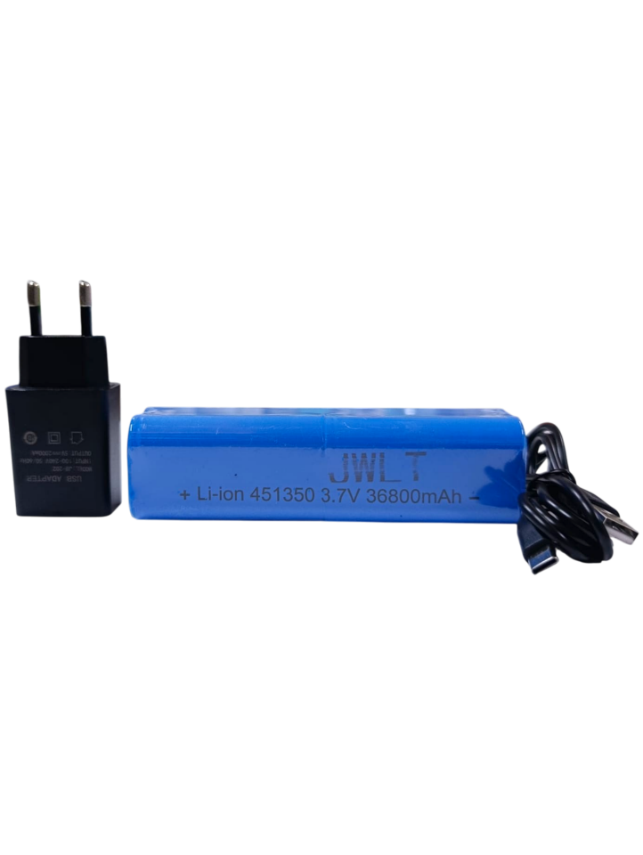 Gold Police GP-295 Profesyonel El Feneri | 300W – 30.000 Lümen – 36.800 mAh – Zoomlu – Type-C Hızlı Şarj